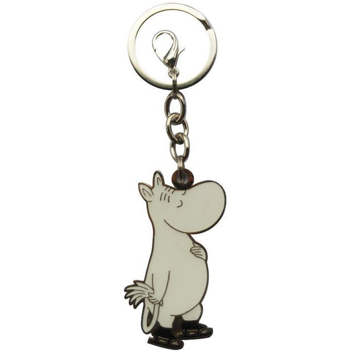 Moomin Metal Keyring skating - .